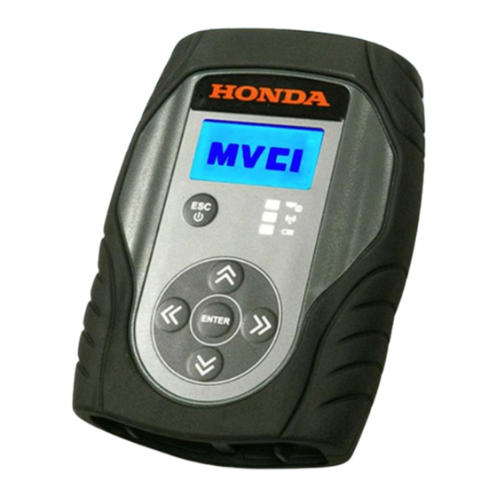 Honda MVCI User Manual