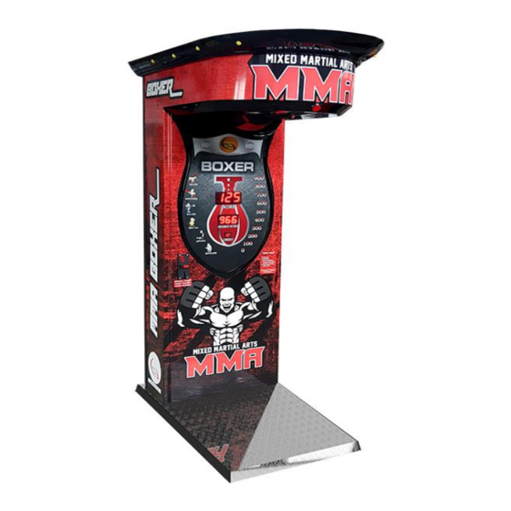 Pro Games BOXER MACHINE Manual