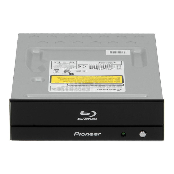 Pioneer BDR-S07XLT Operating Instructions Manual