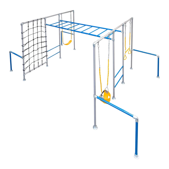 FUNKY MONKEY BARS THE GORILLA Assembly Instructions Manual