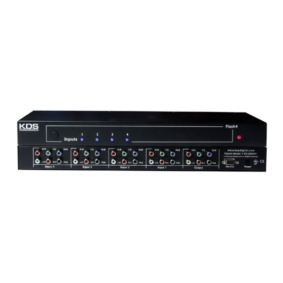 Key Digital KD-SW4x1 Operating Instructions Manual