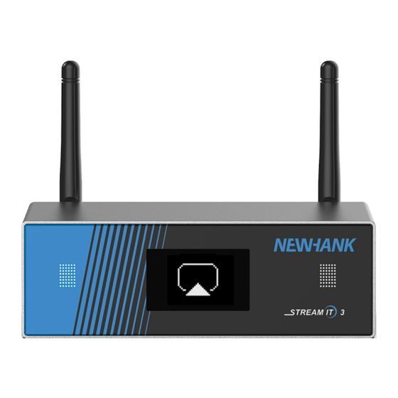Newhank STREAM IT 3 Manuals
