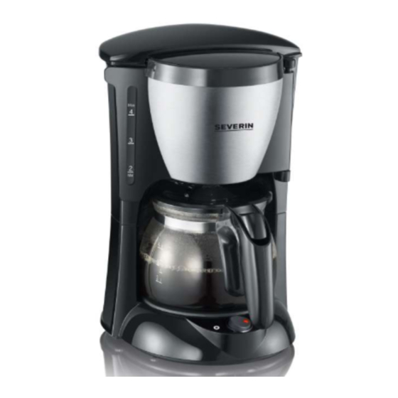 SEVERIN KA 4805 Instructions For Use Manual