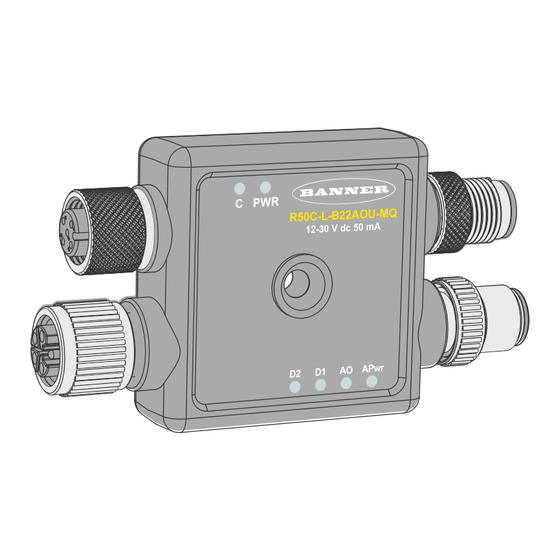Banner R50C Series Product Manual