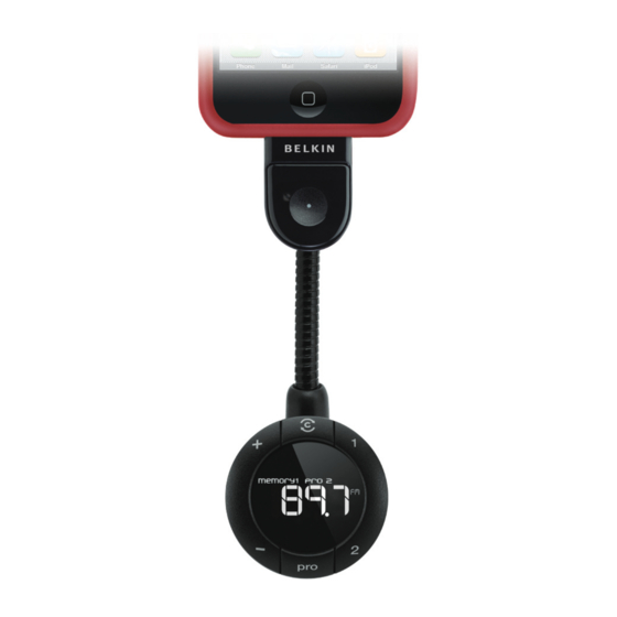 Belkin TuneBase User Manual