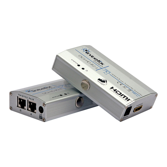 Intelix DIGI‐HD‐IR2 Installation Manual