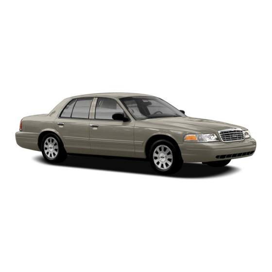Ford 2006 Crown Victoria User Manual