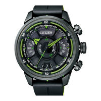 Citizen H990 Eco-Drive Satellite Wave Instruction Manual