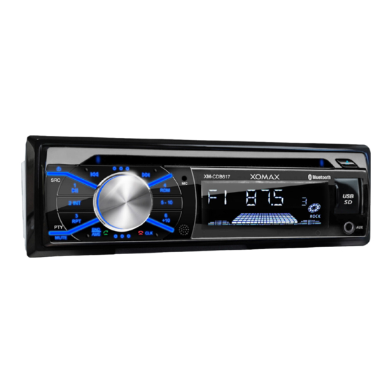 Xomax XM-CDB617 Installation Manual