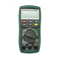 Mastech ms6231 Operator's Manual