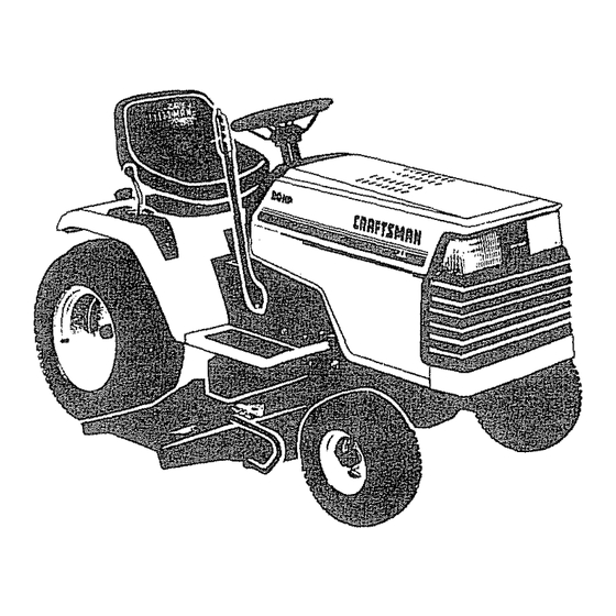 Craftsman 917.25004 Owner's Manual