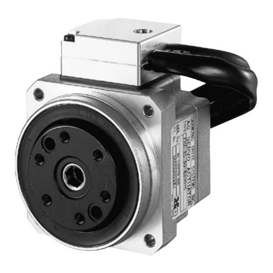 Harmonic Drive FHA-14C-100 Manual