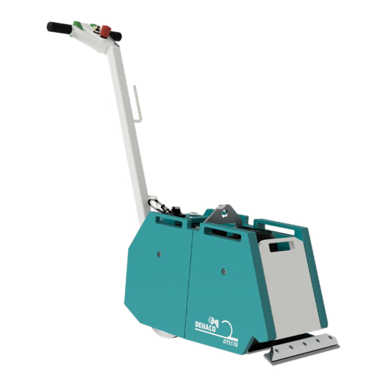 DEHACO DTS170 EU Floor Stripper Machine Manuals
