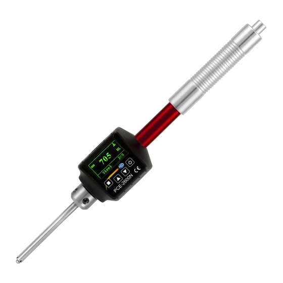 PCE Instruments PCE-2600N User Manual