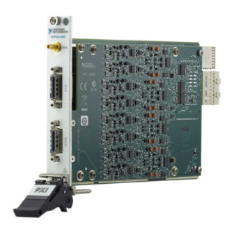 National Instruments NI 4495 Calibration Procedure