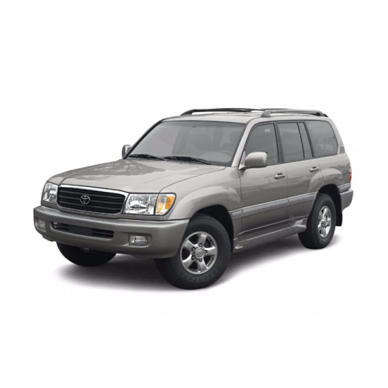 Toyota 2002 Land Cruiser Owner's Manual