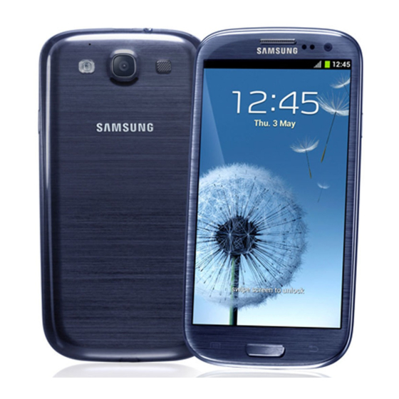 Samsung Galaxy S III User Manual