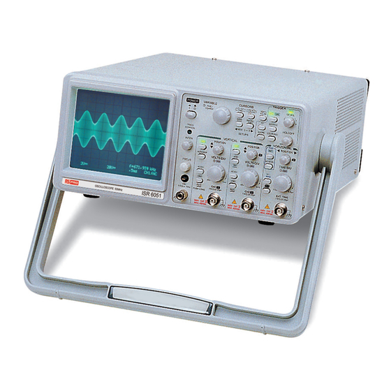 RS ISR-6051 Instruction Manual