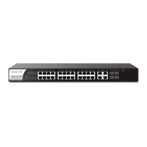 Draytek VigorSwitch P1280 User Manual