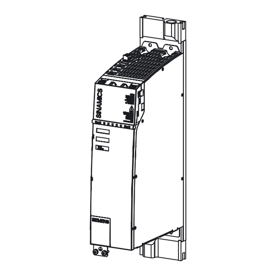 Siemens SINAMICS S120 Equipment Manual