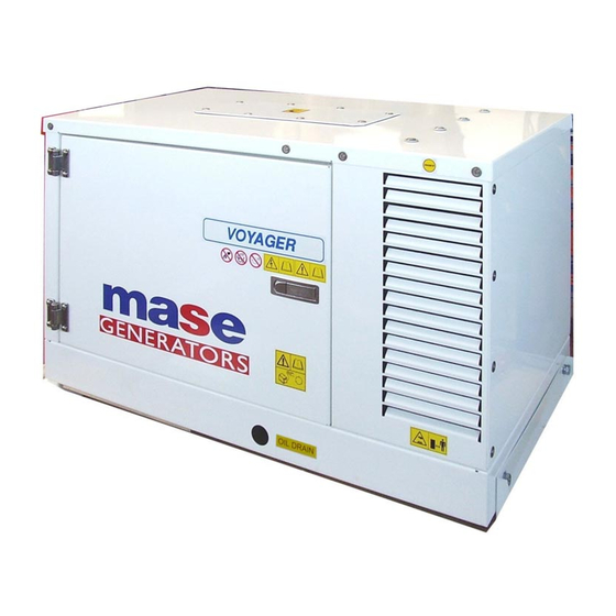 Mase Generators VOYAGER 8000 DM Installation Manual