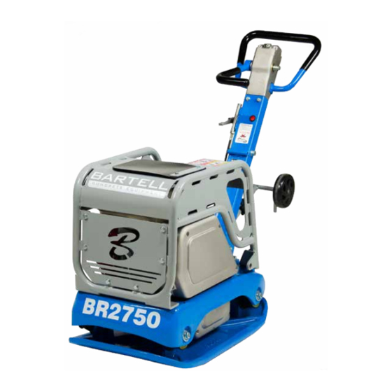 Bartell BR2750 Owner's Manual And Parts Book