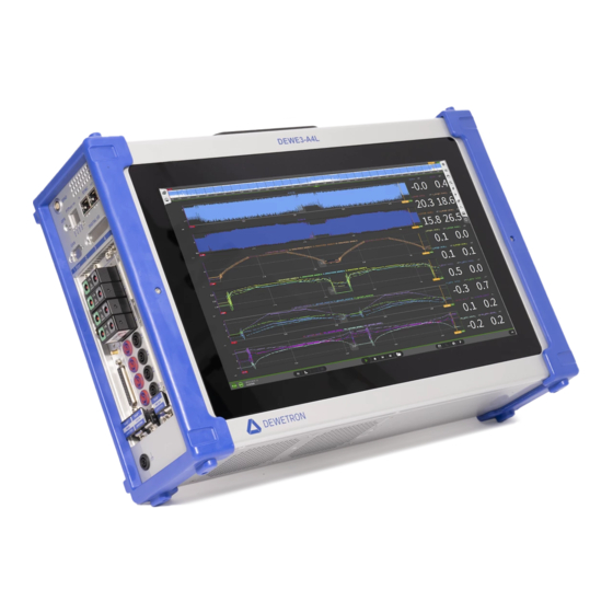 Dewetron DEWE3-A4L Technical Reference Manual