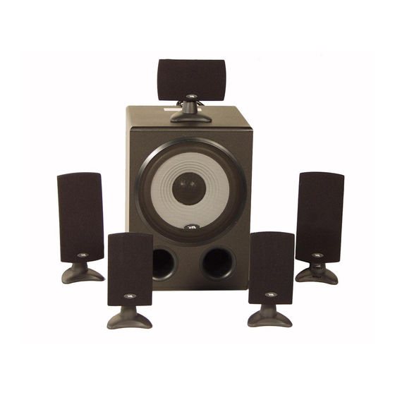 Cyber Acoustics CA-5001 Owner's Manual