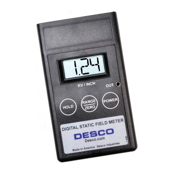 Desco 19492 Operation And Maintenance