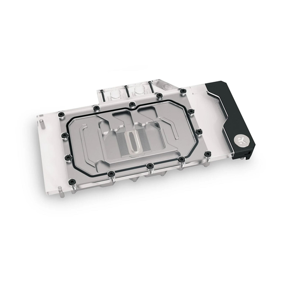 ekwb EK-Quantum Vector RTX 3080/3090 D-RGB User Manual