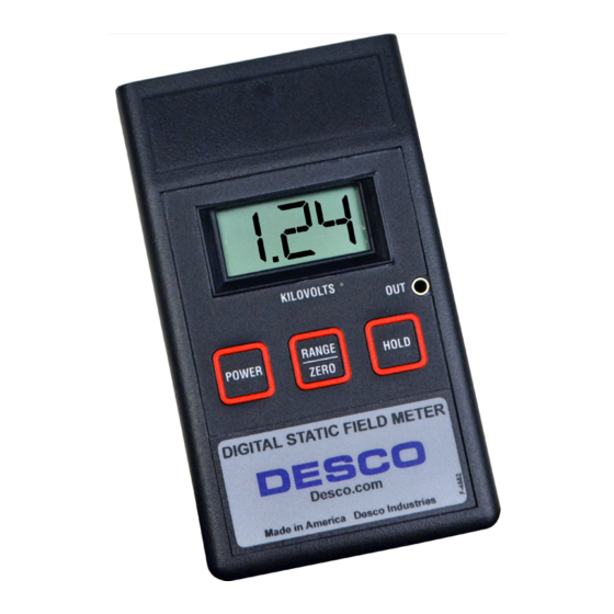 Desco 19492 Operation And Maintenance