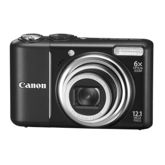 Canon PowerShot A2100 IS User Manual