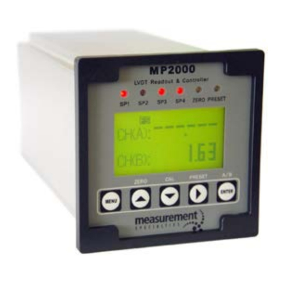 Measurement Computing MP-2000 Quick Start Manual