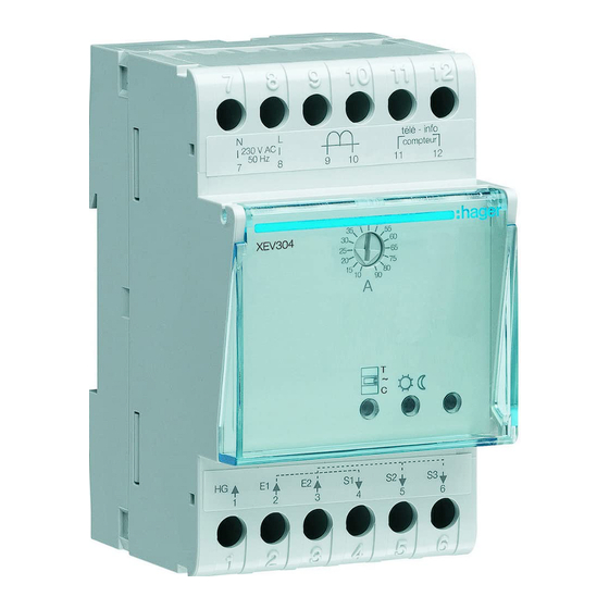 hager XEV304 Installation Manual