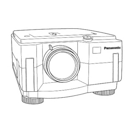Panasonic PT-L556U Operating Instructions Manual