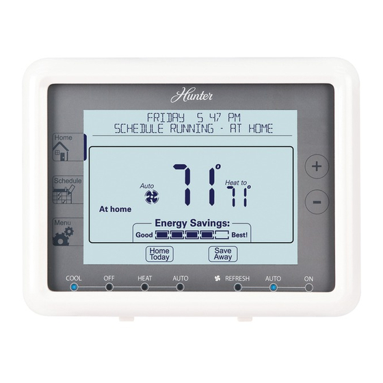 Hunter 44905 Installation Sheet