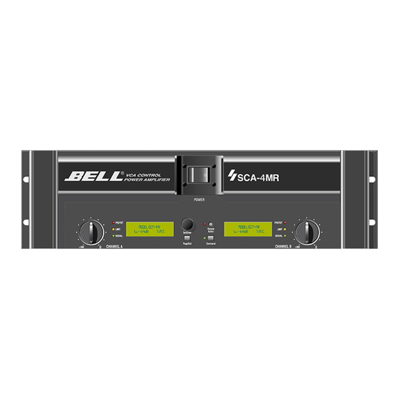 Bell SCA-2MR Operating Manual