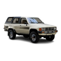 Toyota 4-Runner 1985 Repair Manual