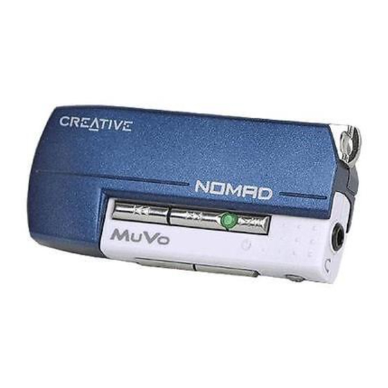 Creative MuVo Manual