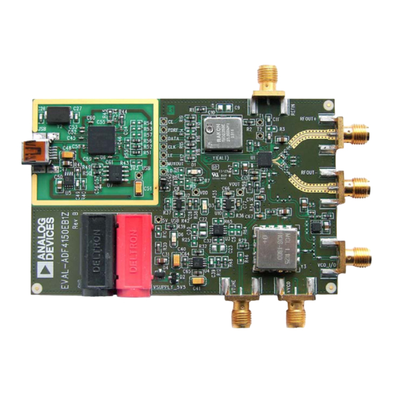 Analog Devices EVAL-ADF4150EB1Z User Manual
