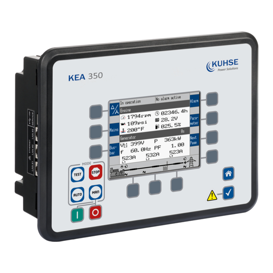 Kuhse KEA 350 P2 Manuals
