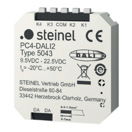 STEINEL PC4-DALI-2 Manuals
