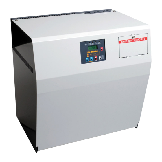 Evenlite Lite-Minder Installation & Operation Manual