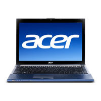 Acer Aspire 3830TG Manual