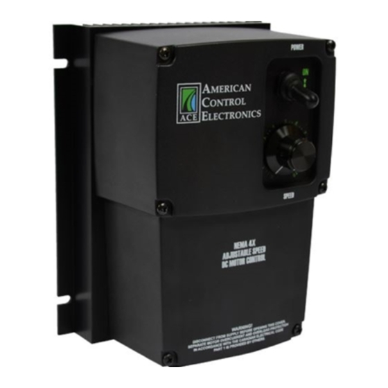 American Control Electronics PAT443 Manual