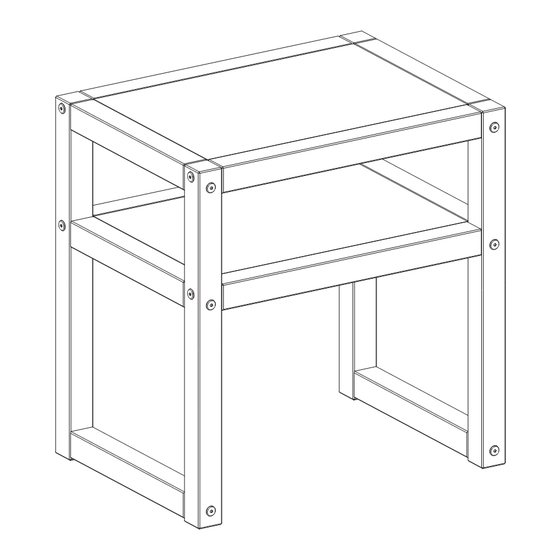 P'kolino Playfully Smart Multiplo Side Table Manual