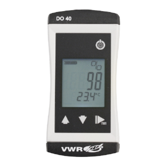 VWR DO40-5 Operating Manual