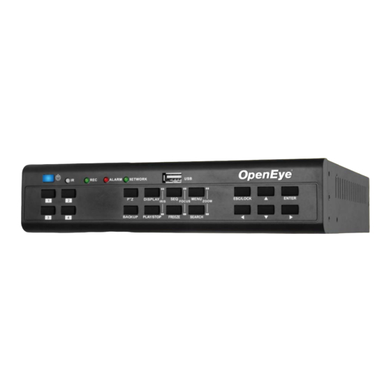OpenEye EasyDVR OE1-D12004 User Manual