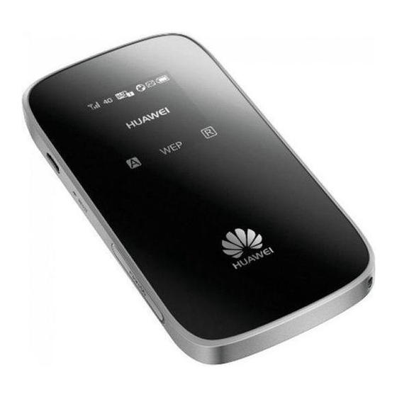 Huawei E589 Getting To Know Manual