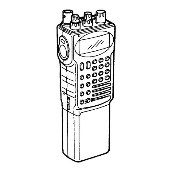Icom IC-W2A Instruction Manual